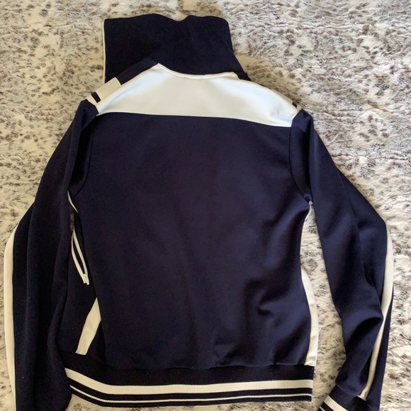 PUMA-Vintage full zip front with large cowl neck women’s size med - Picture 4 of 5